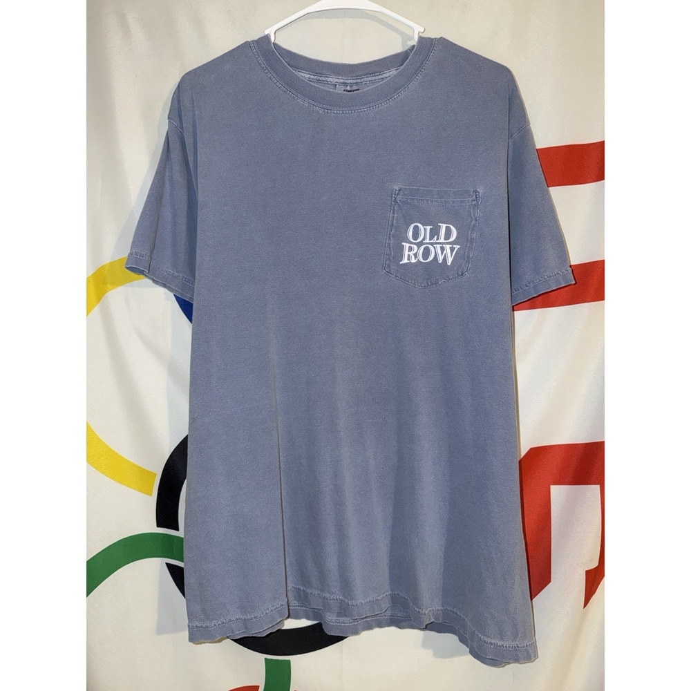 Old Row T Shirt Large Bad Day to be a Beer College Comfort Colors Blue